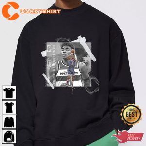 Rui Hachimura Basketball Paper Poster Wizards 3 T-Shirt (1)