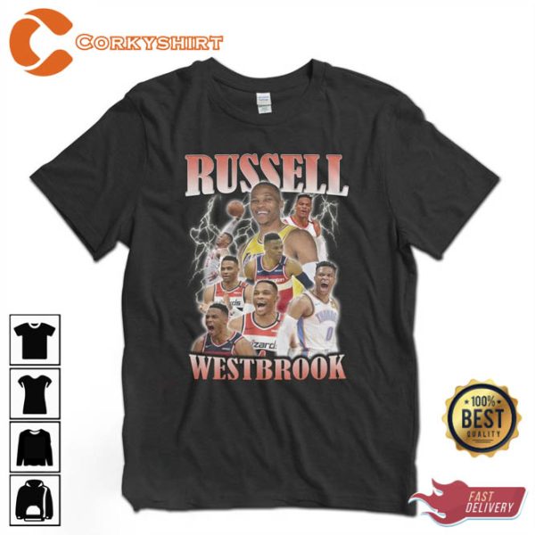 Russell Westbrook Basketball Player Washington Wizards T-Shirt