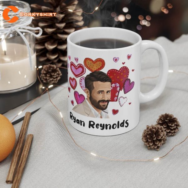 Ryan Reynolds Ceramic Coffee Cups Funny Gift for Girl Friend Mug