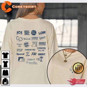 SZA SOS Full Tracklist Shirt, Vintage SZA Shirt