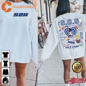 SZA SOS Tour 2023 Full Tracklist Sweatshirt1