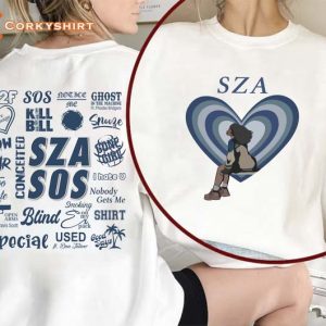 SZA Tour 2023 2-Sided Sweatshirt Gift To Music Lover1