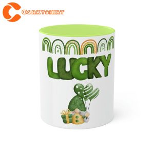 Saint Patricks Day Green Lucky Mug