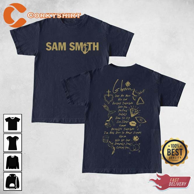Sam Smith Gloria World Tour 2023 2sides T-Shirt