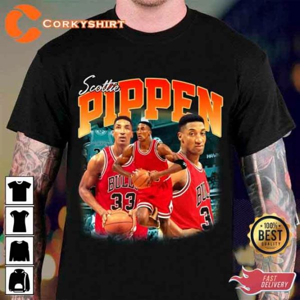 Scottie 33 Pippen Basketball Unisex Hoodie Design