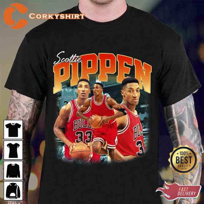 Scottie 33 Pippen Basketball Unisex Hoodie Design (3)