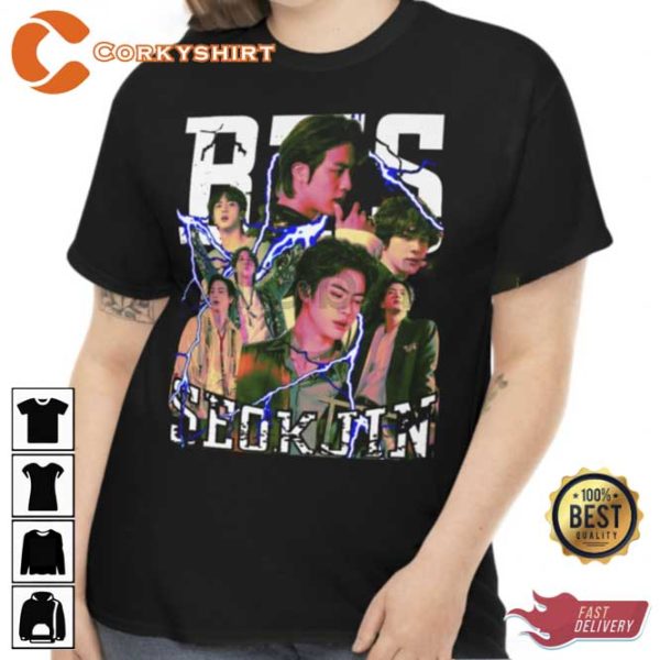 SeokJin Vintage BTS Trending Music T-shirt