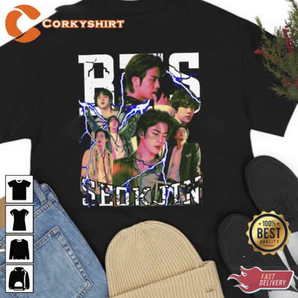 SeokJin Vintage BTS Trending Music T-shirt