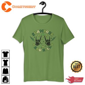 Shamrock And Roll Saint Patricks Day Shirt