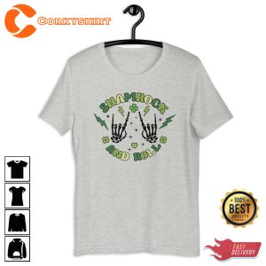 Shamrock And Roll Saint Patricks Day Shirt