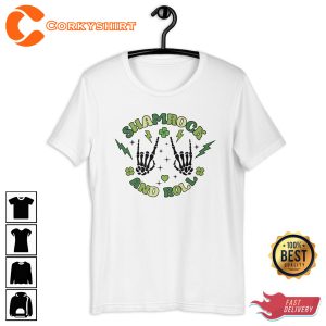 Shamrock And Roll Saint Patricks Day Shirt