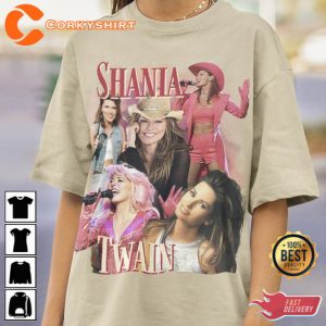 Shania Twain Vintage Bootleg Rap 90s Style Vintage Lets Go Girls Country Music Shirt