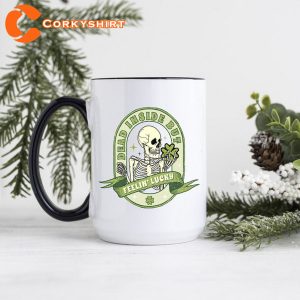 Skeleton Feeling Lucky Saint Patricks Day Mug