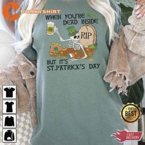 Skeleton St Patricks Day Shirt3