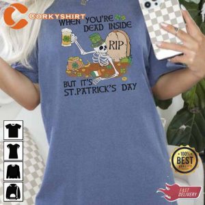 Skeleton St Patricks Day Shirt5