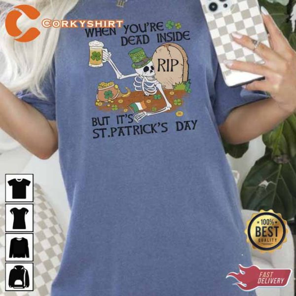 Skeleton St Patricks Day Shirt