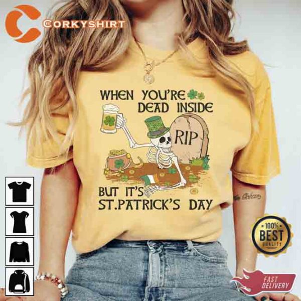 Skeleton St Patricks Day Shirt