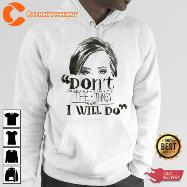 Sketch Design Adele Portrait shirt