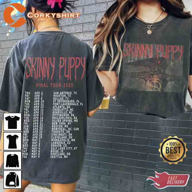 Skinny Puppy Band Final Tour 2023 Shirt5