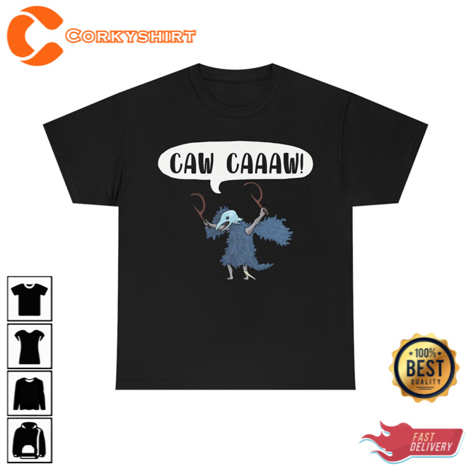 Slay the Spire Gaming T-Shirt Cultist Headpiece Caw Caw Indie Videogame