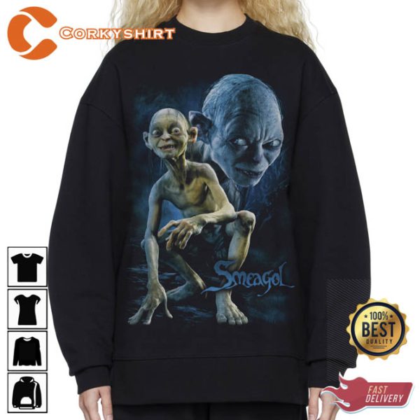 Smeagol Lord of the Rings T-shirt Design