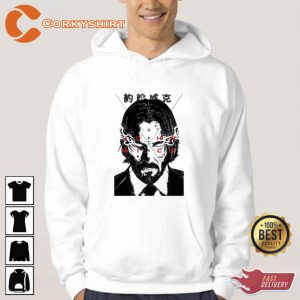 Smoking Eyes John Wick Keanu Reeves Unisex Hoodie