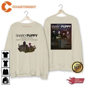 Snarky Puppy 2 Side North American Tour 2023 Tee Shirt