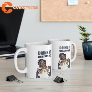 Let's Get the Party On Super Bowl Party Basketball Football Mug