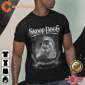 Snoop Dogg Rhythm And Gangsta Tee Shirt