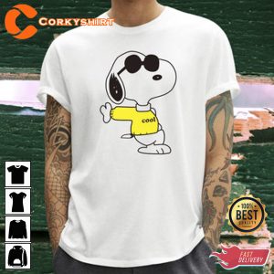 Snoopy Cool T-shirt Present For Him For Her