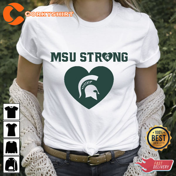 Spartans Strong MSU Trendy Tshirt (1)