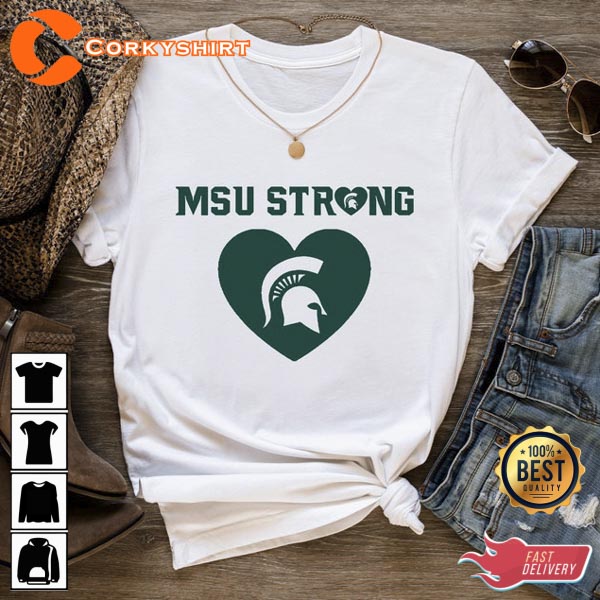 Spartans Strong MSU Trendy Tshirt (2)