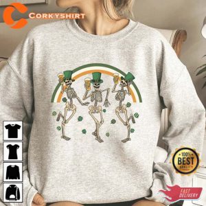 St Patricks Day Sweatshirt Up All Night To Get Lucky