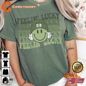 St Patricks Lucky Feeling Lucky Shirt 5