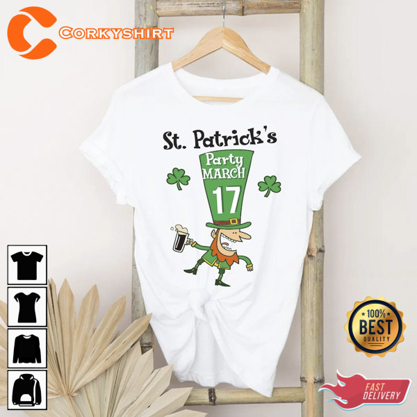 St Patrick's Party March 17 T-Shirt