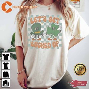 St Patty's Day Comfort Colors Lets Get Lucked Up T-shirt (1)