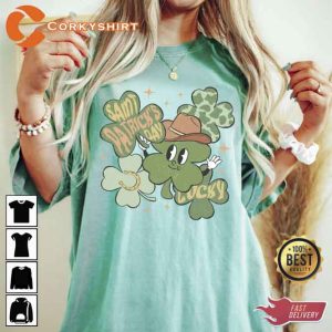 St Patty's Day Lucky Comfort Colors Shirt (1)