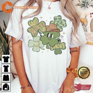 St Patty's Day Lucky Comfort Colors Shirt (5)