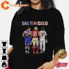 Stephen Curry Jimmy Garoppolo And Brandon Crawford San Francisco Sport Teams T Shirt