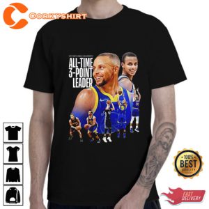 Stephen Curry Unisex T-Shirt All Time 3 Point Leader Shirt