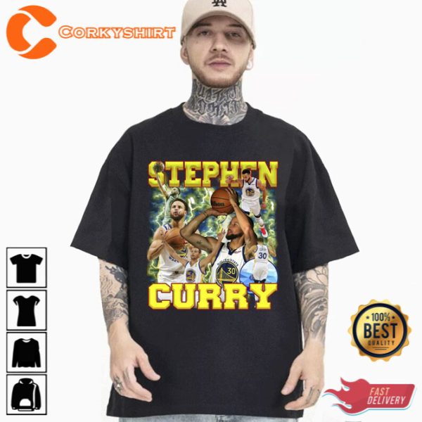 Stephen Curry Vintage 90s Shirt Stephen Curry Bootleg Tee