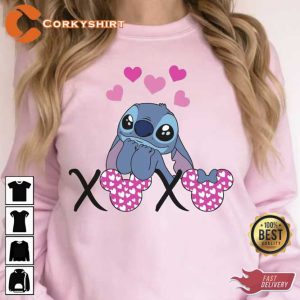 Stitch Funny Valentines XoXo Shirt