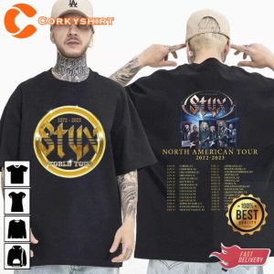 Styx Band World Tour Dates 2023 Tshirt, Styx Tour 2023 Shirt