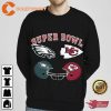 Super Bowl 2023 Football Philadelphia Eagles vs Kansas City Chiefs Sweatshirt