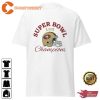 Super Bowl LVII Champions Unisex Tee Shirt Design