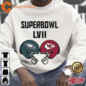 Super Bowl LVII Philadelphia Eagles vs Kansas City Chiefs T-shirt