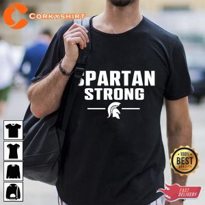 Support For Michigan Msu Spartan Strong T-shirt
