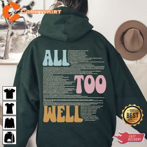 Taylor All Too Well New Music Song Shirt