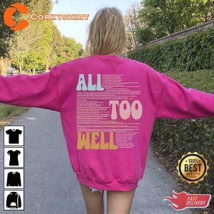 Taylor All Too Well New Music Song Shirt