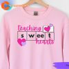 Teaching Sweethearts Reading Gift for Teacher Valentines Day Unisex Sweatshirt